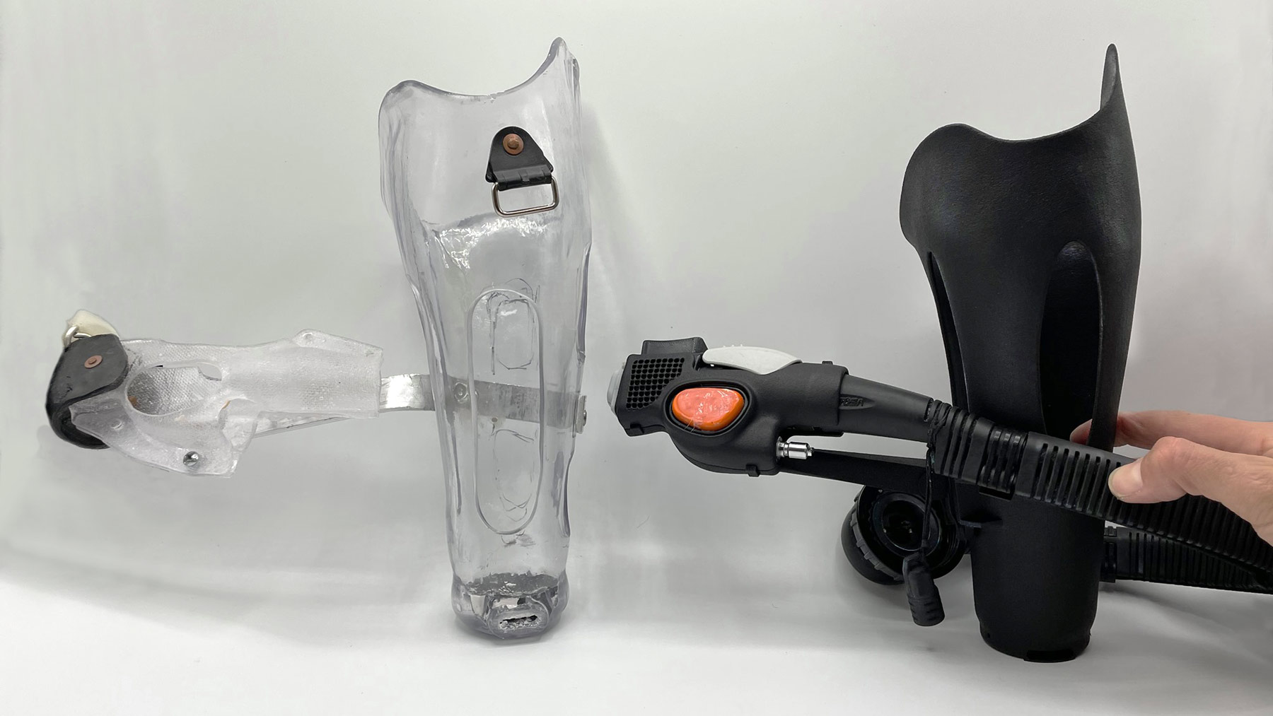 Prototype of SCUBA prosthetic arm